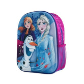 Hectarul - Ghiozdan 3D Frozen pentru gradinita,Ana, Elsa si Olaf,multicolor,  32 Cm